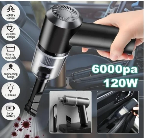 3 in 1 Vacuum Cleaner Portable | Mini |Home & Car - Image 5