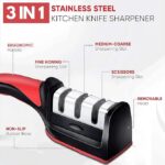 SP Dealz 4-in-1 Kitchen Knife Sharpener – Adjustable Manual Sharpener for Knives & Scissors | Professional Blade Tool - Image 5