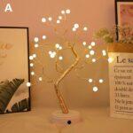 Bonsai Tree Light Lamp – USB & Battery Powered LED Table Lamp for Home