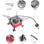 Camping Gas Stove – Portable High-Power Mini Stove for Picnic, BBQ & Outdoor Cooking - Image 6
